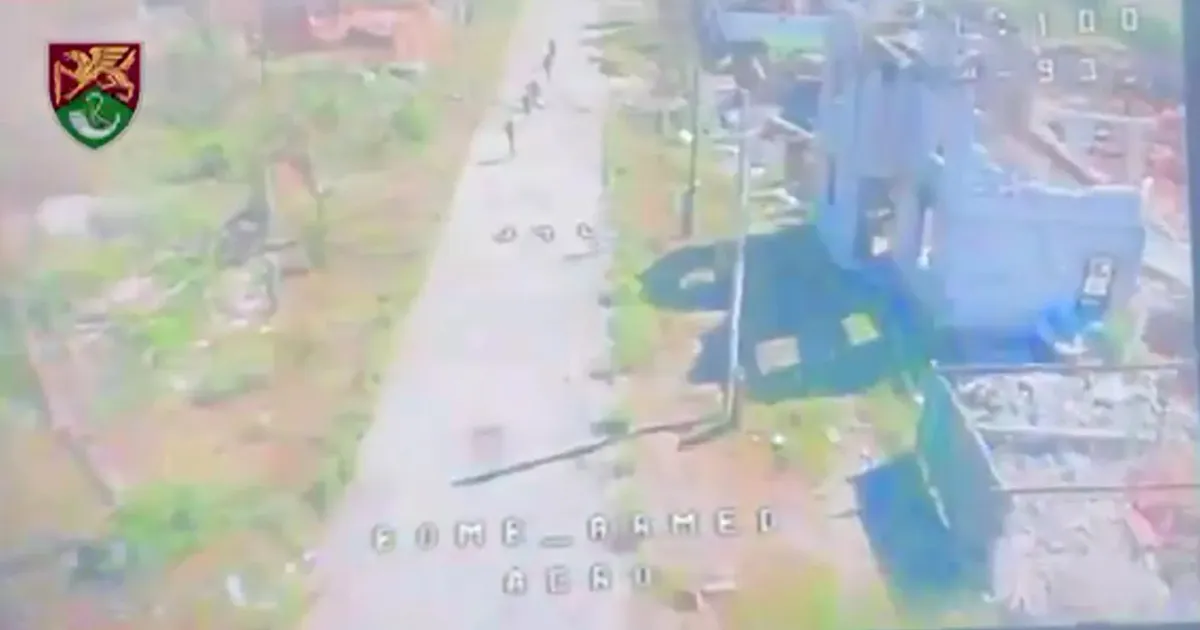 Скриншот з відео Близько 1200 росіян ліквідували у Вовчанську єгері-десантники всього за місяць на порталі Gromada Group
