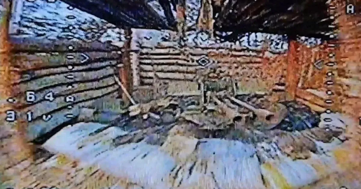 Скриншот з відео На Вовчанському напрямку прикордонники вщент спалили зенітку окупантів на порталі Gromada Group