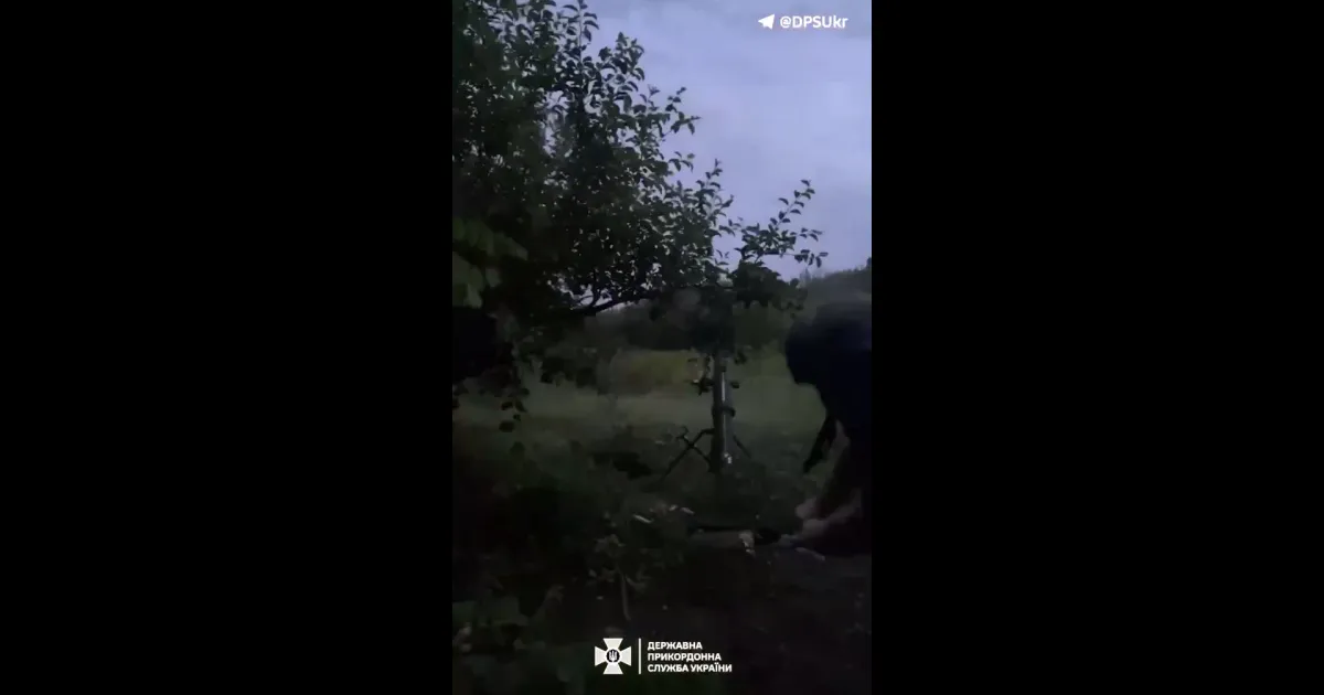 Скриншот з відео Шквал вогню: як на Вовчанському напрямку прикордонники нищать окупантів на порталі Gromada Group