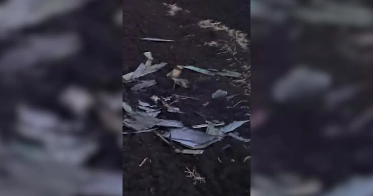 Скриншот з відео Ударний дрон окупантів на Вовчанському напрямку збили прикордонники бригади «Гарт» на порталі Gromada Group