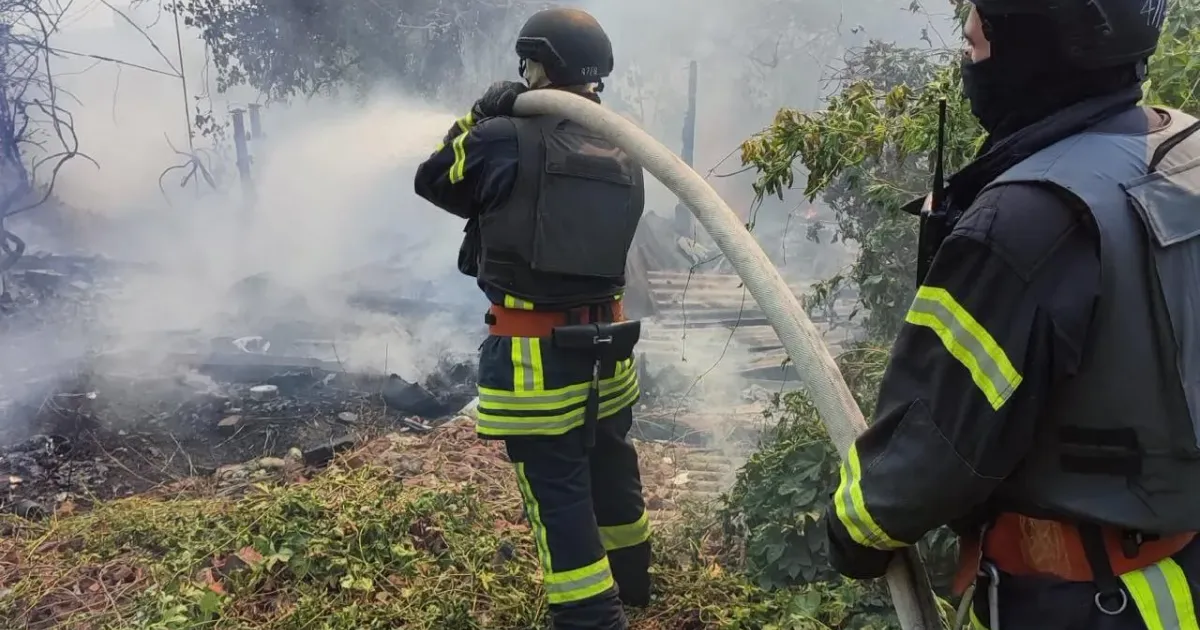 Фото: ДСНС Харківщини Внаслідок російського обстрілу палала Лосівка на Вовчанщині: фото на порталі Gromada Group